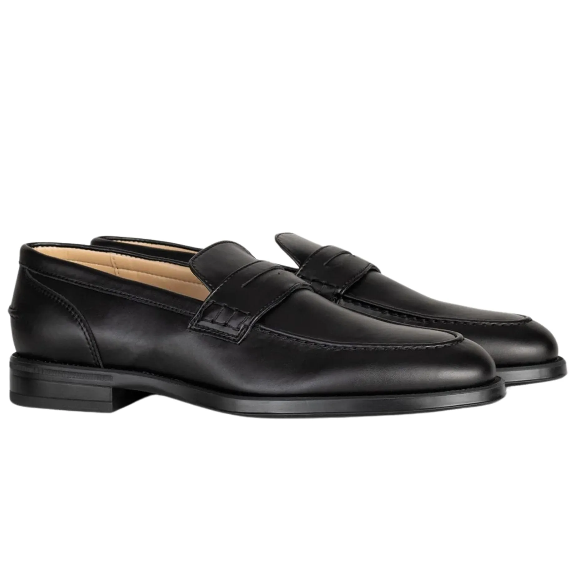 Men's vegan loafer by Solari Milano - black or brown