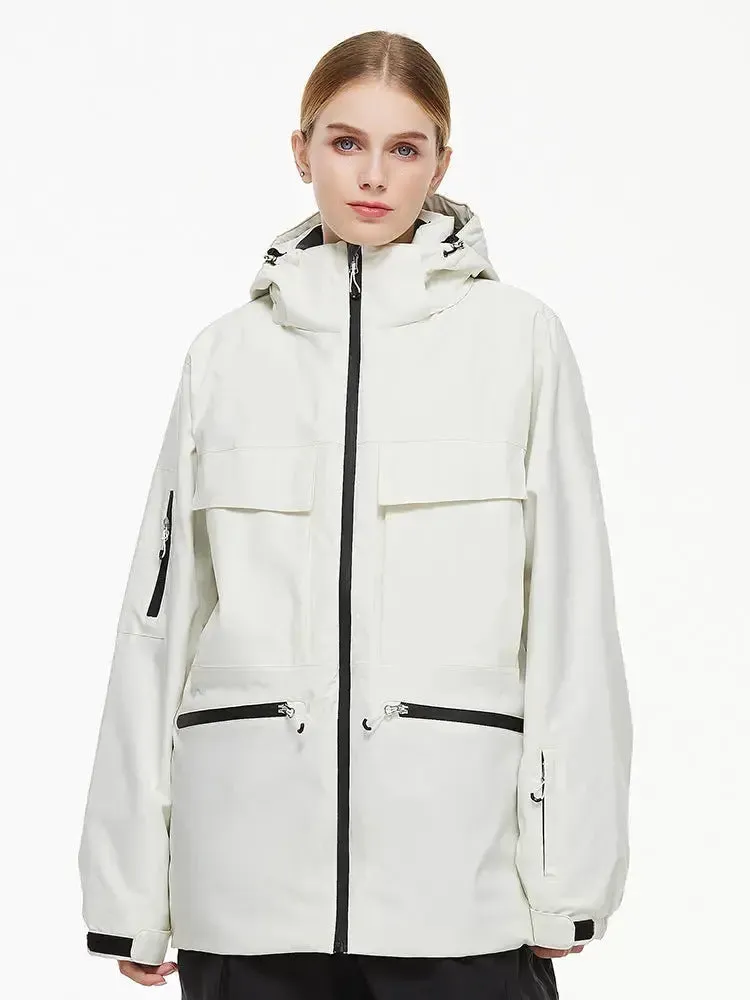 Mens Women Snowboarding Jacket Winter Insulated Ski Coat