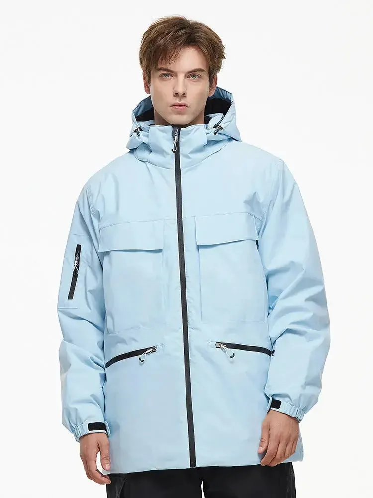 Mens Women Snowboarding Jacket Winter Insulated Ski Coat