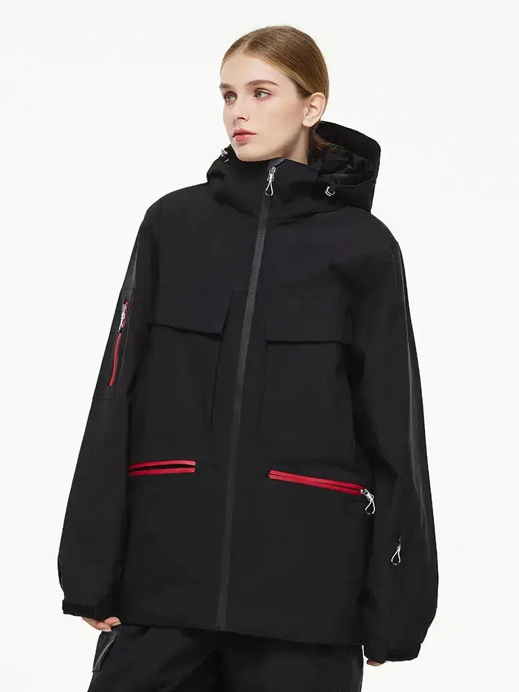 Mens Women Snowboarding Jacket Winter Insulated Ski Coat