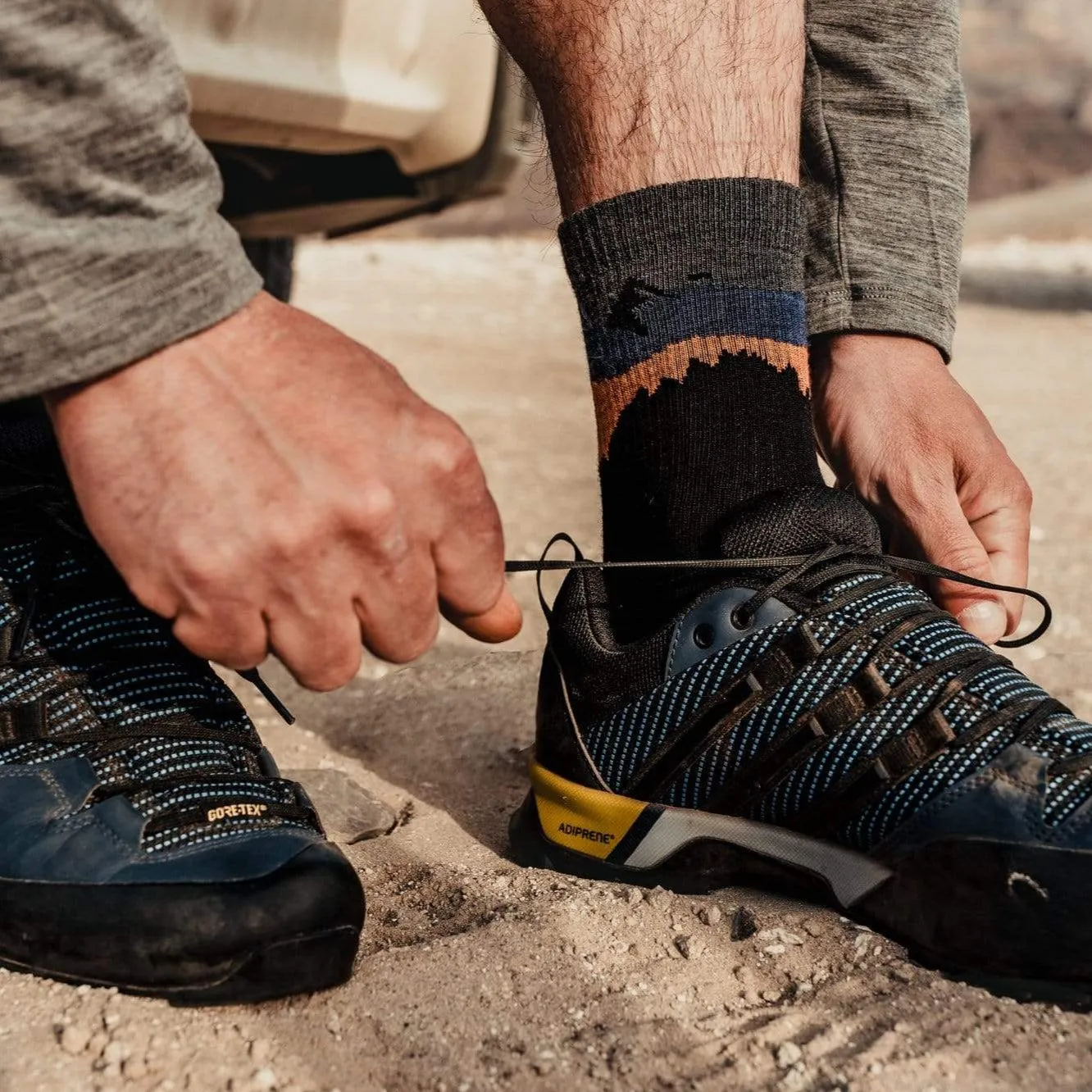 Minaret Lightweight Merino Wool Hiking Crew Socks