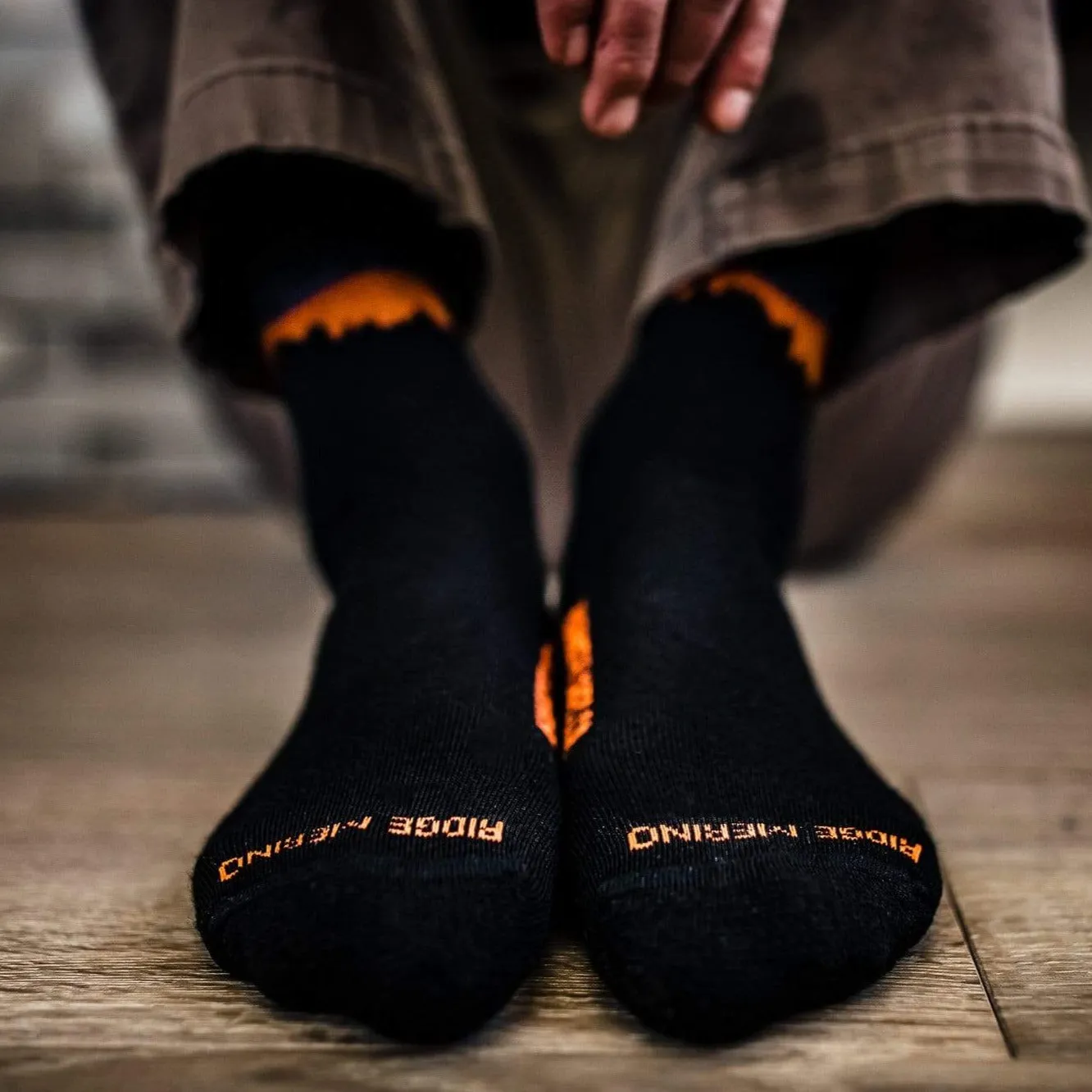 Minaret Lightweight Merino Wool Hiking Crew Socks