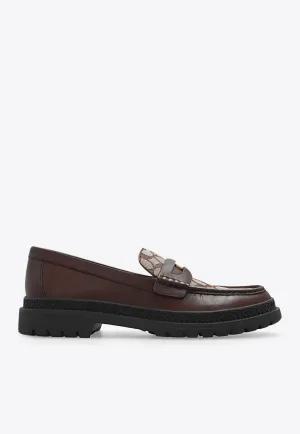 Monogram Jacquard Penny Loafers