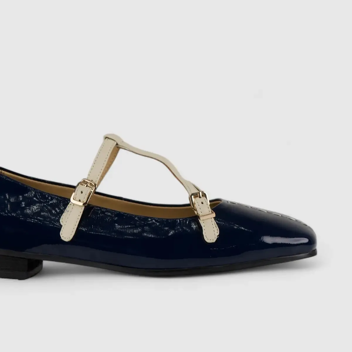 Morbido Comfort Leather Pump Blue/Green NSH231-58