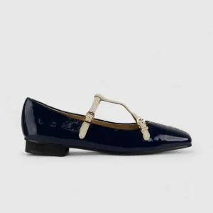 Morbido Comfort Leather Pump Blue/Green NSH231-58