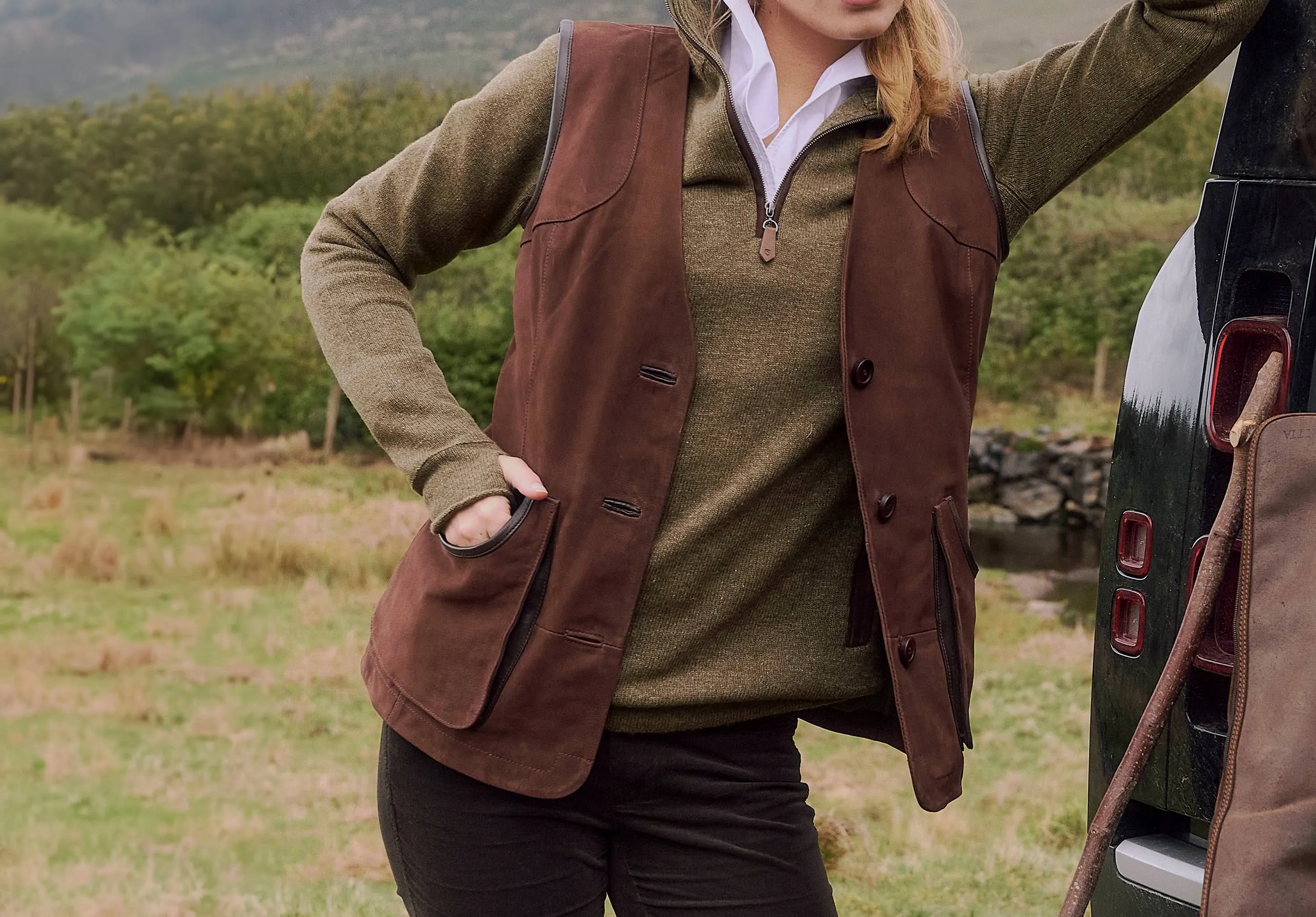 Morrisey Windproof sweater - Dusky Green