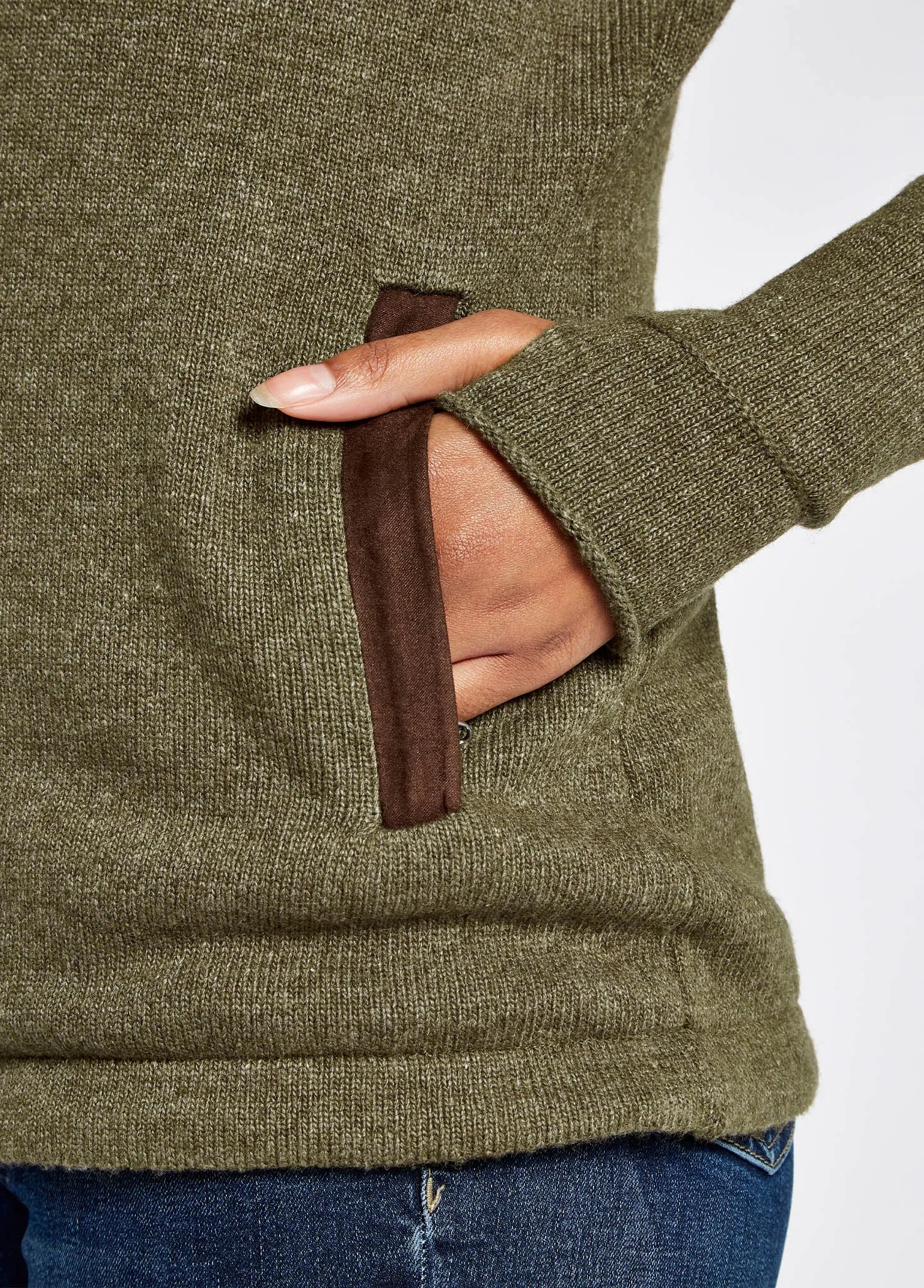 Morrisey Windproof sweater - Dusky Green