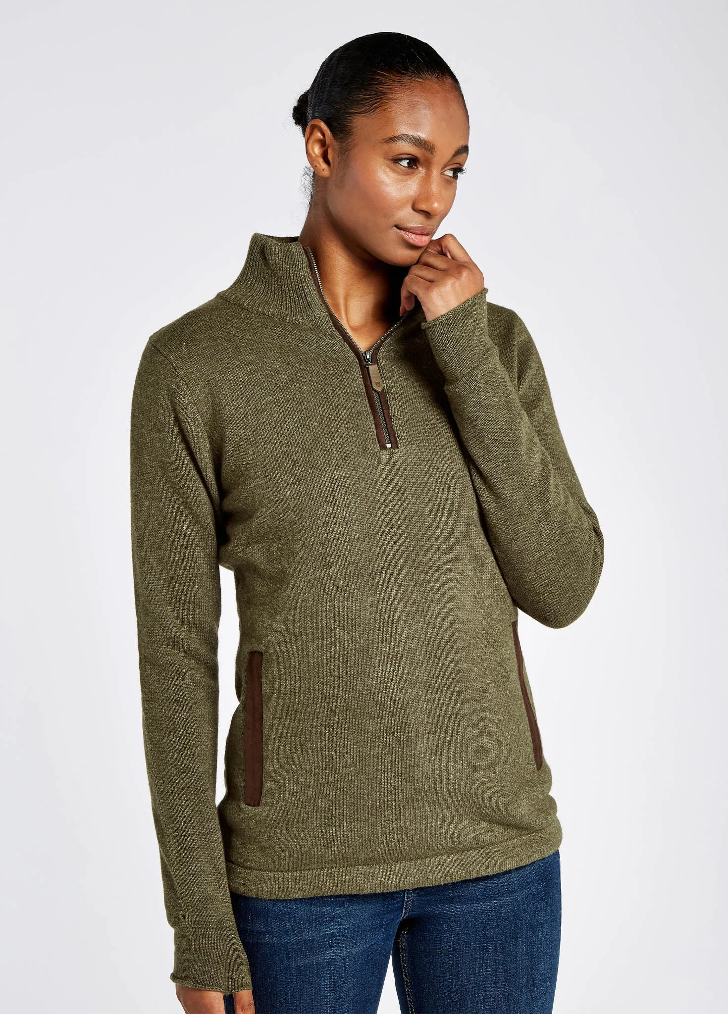 Morrisey Windproof sweater - Dusky Green