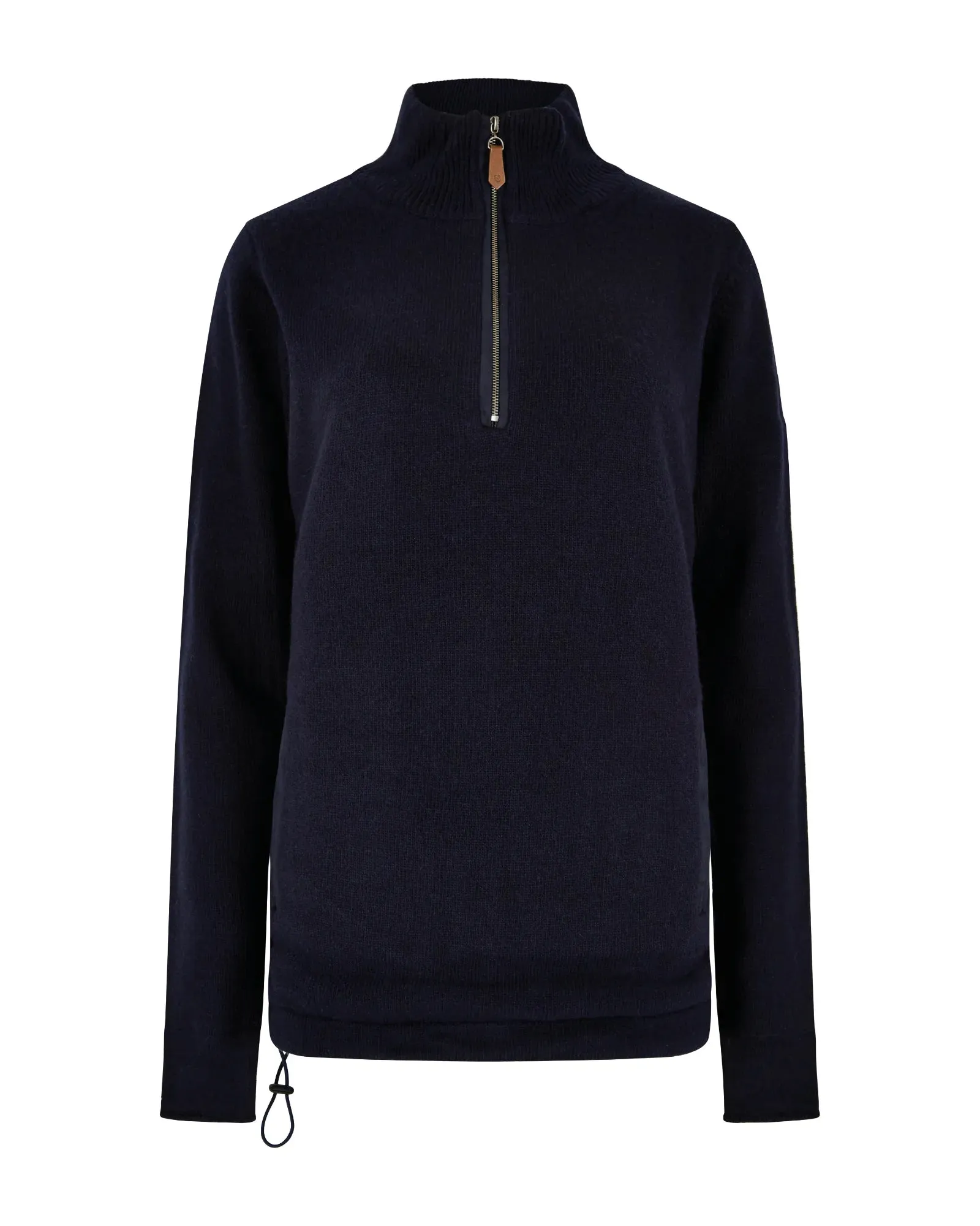 Morrisey Zip Neck Sweater - Navy