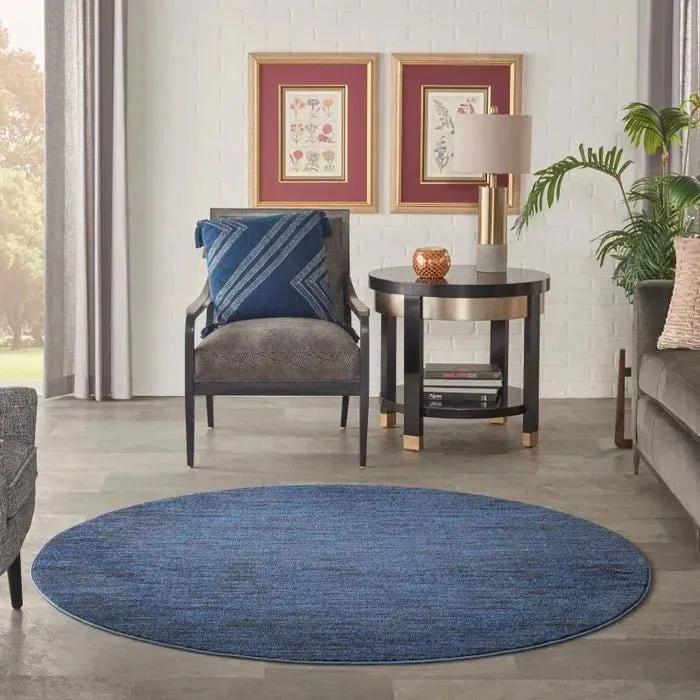 Nourison Essentials NRE01 Midnight Blue Rug