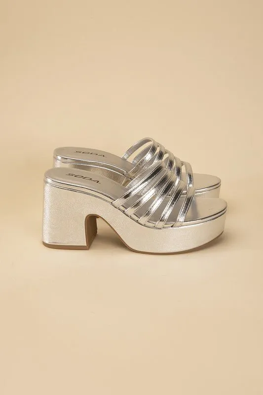 Open Toe Platform Sandals