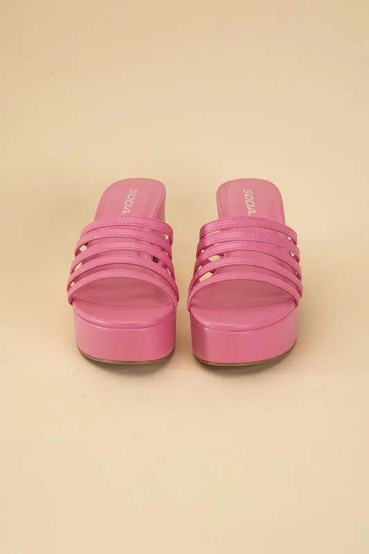 Open Toe Platform Sandals