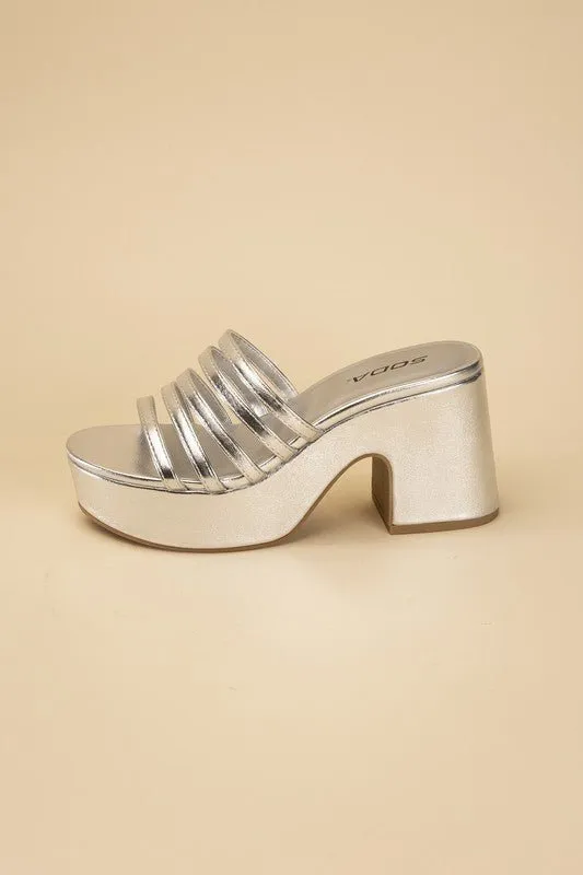 Open Toe Platform Sandals