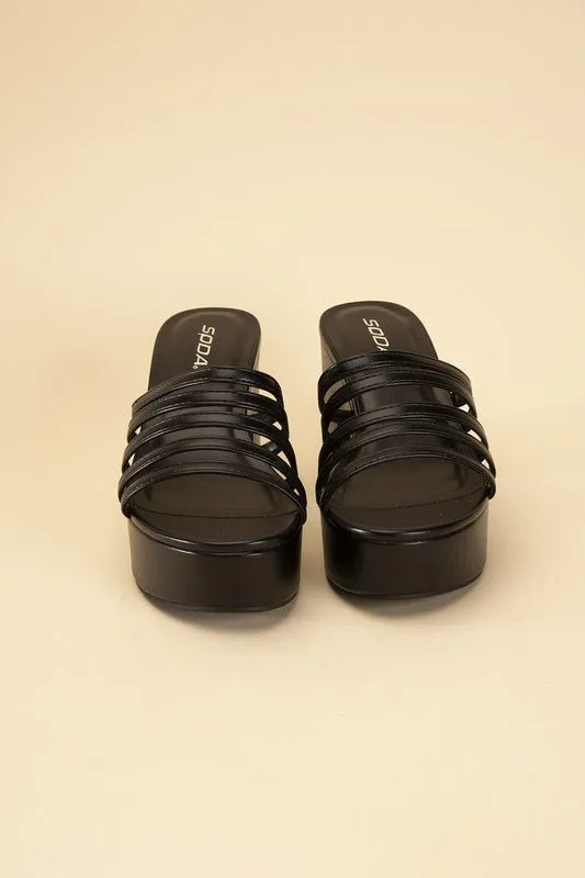 Open Toe Platform Sandals