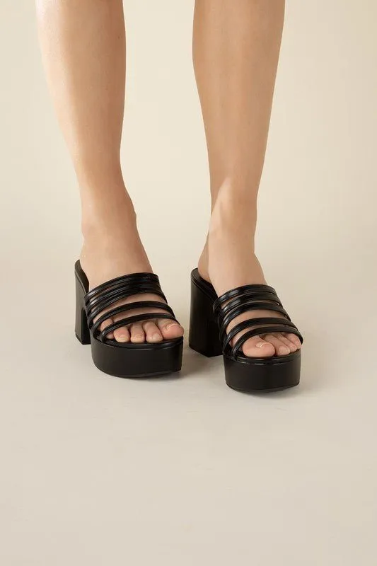 Open Toe Platform Sandals