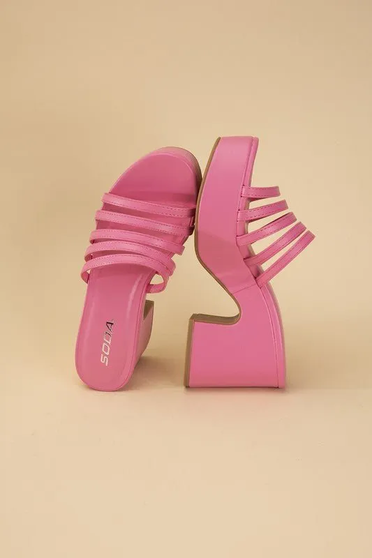 Open Toe Platform Sandals