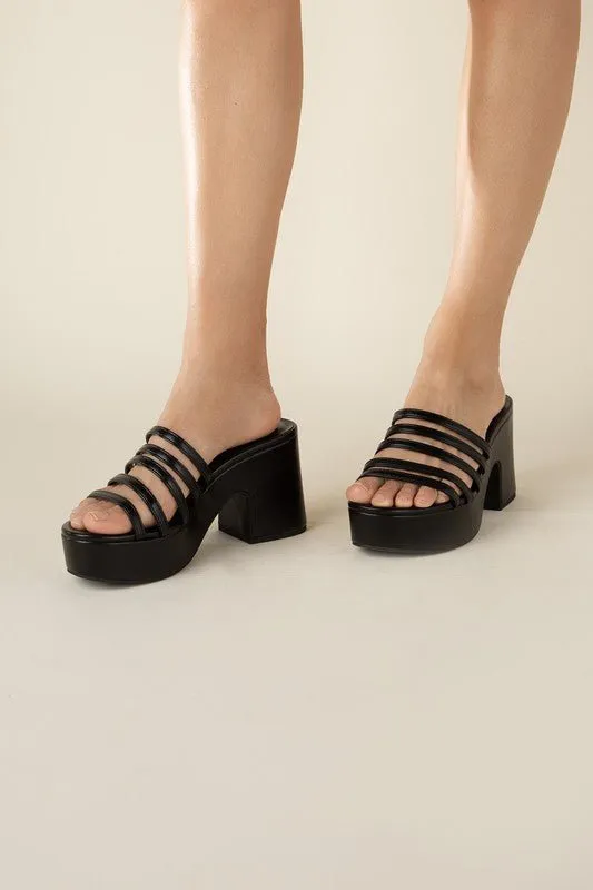 Open Toe Platform Sandals