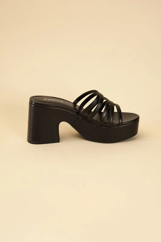 Open Toe Platform Sandals