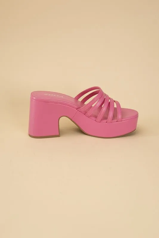 Open Toe Platform Sandals