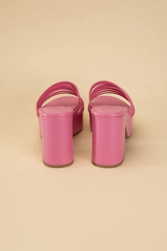 Open Toe Platform Sandals