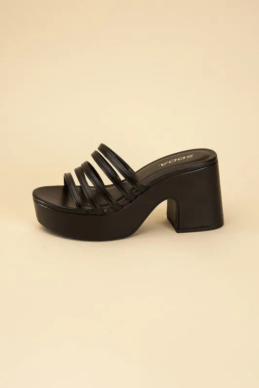 Open Toe Platform Sandals