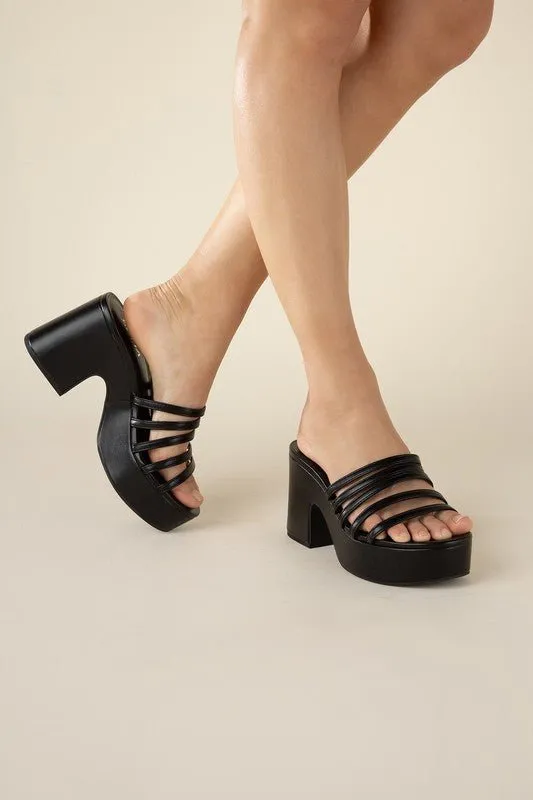 Open Toe Platform Sandals