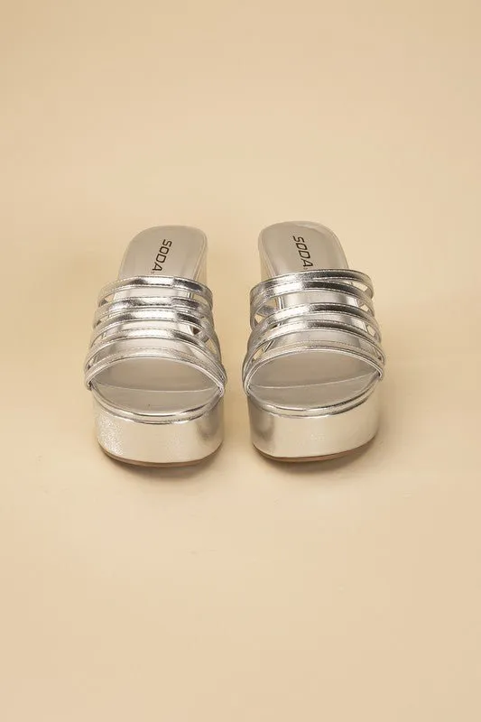 Open Toe Platform Sandals