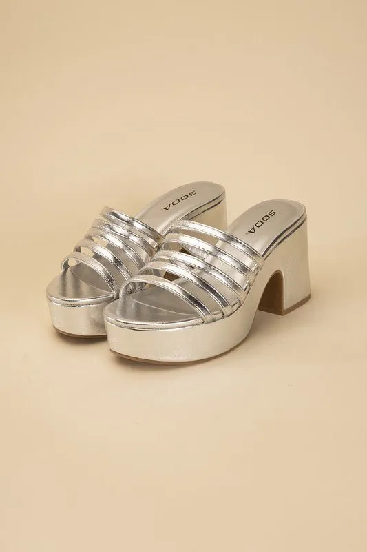 Open Toe Platform Sandals