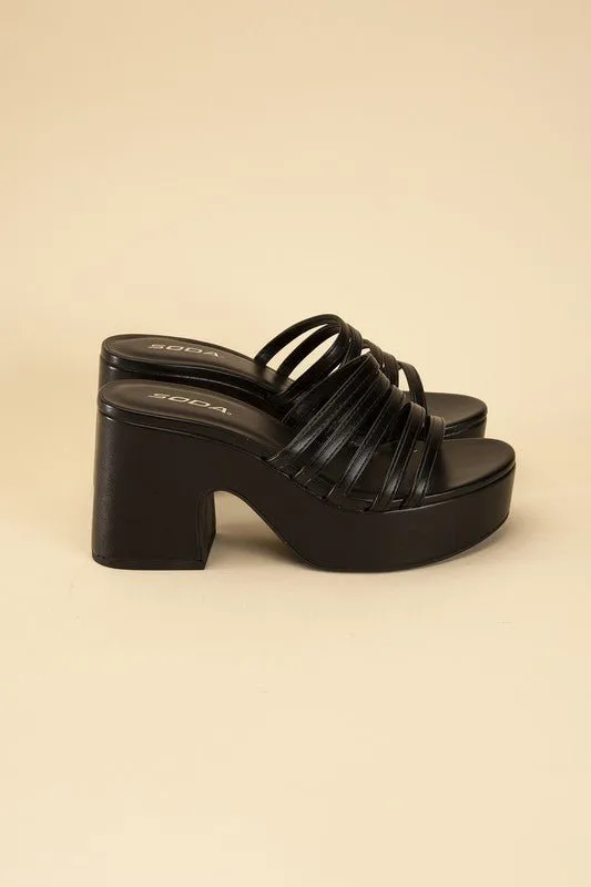 Open Toe Platform Sandals