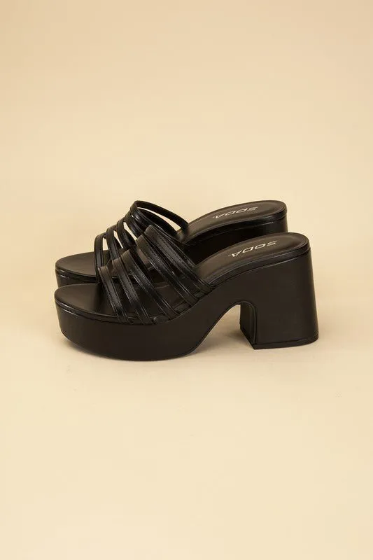 Open Toe Platform Sandals