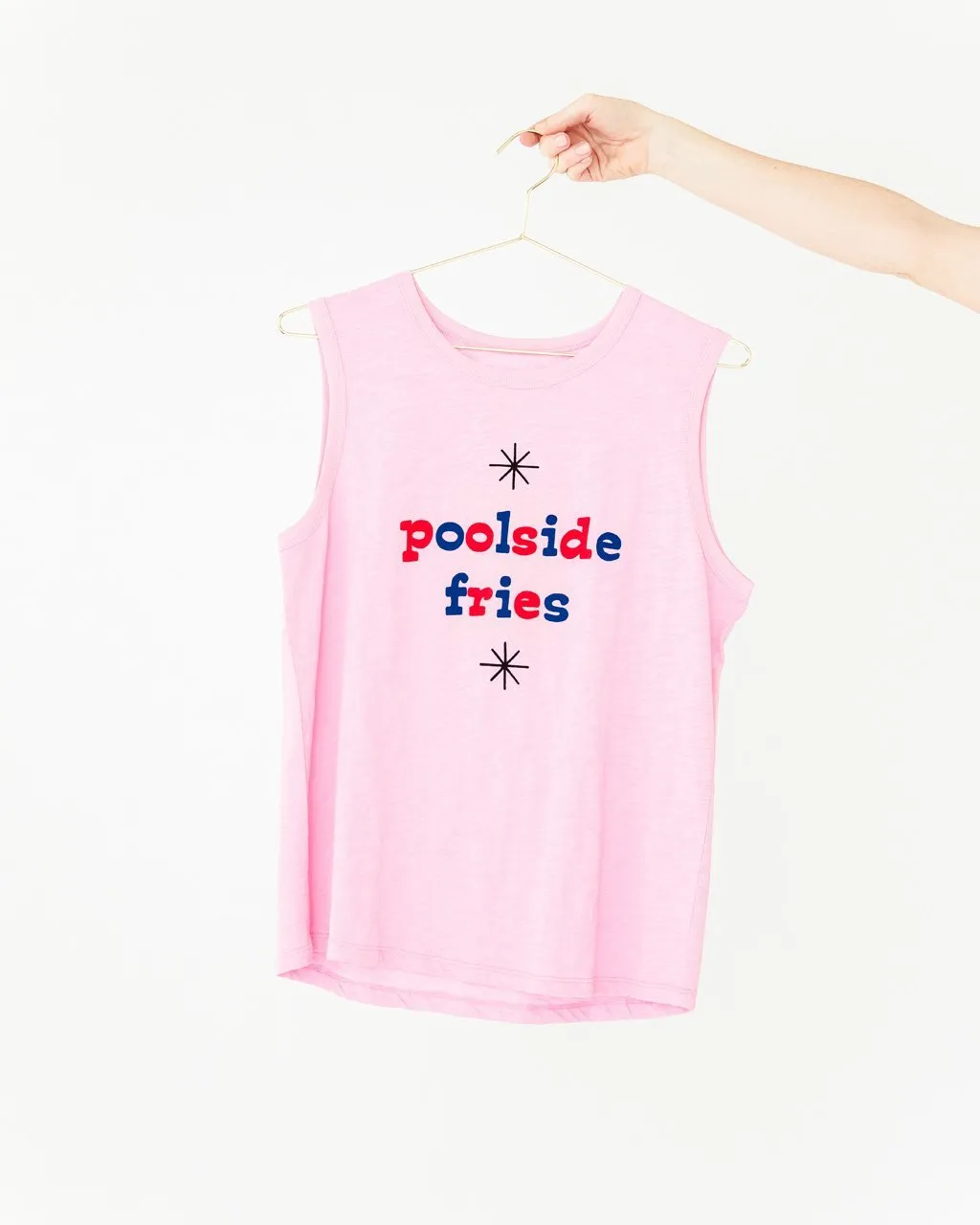 Poolside Fries Slub Muscle Tank