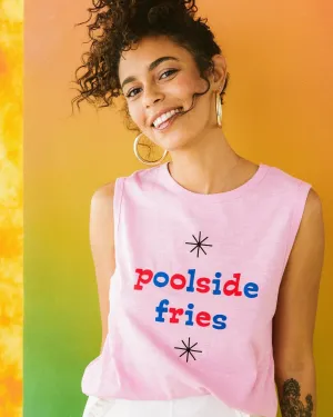Poolside Fries Slub Muscle Tank