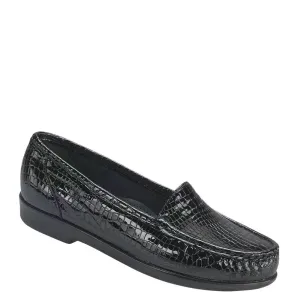 SAS Women's Simplify Slip on Shoe - Black Croc 1556-181
