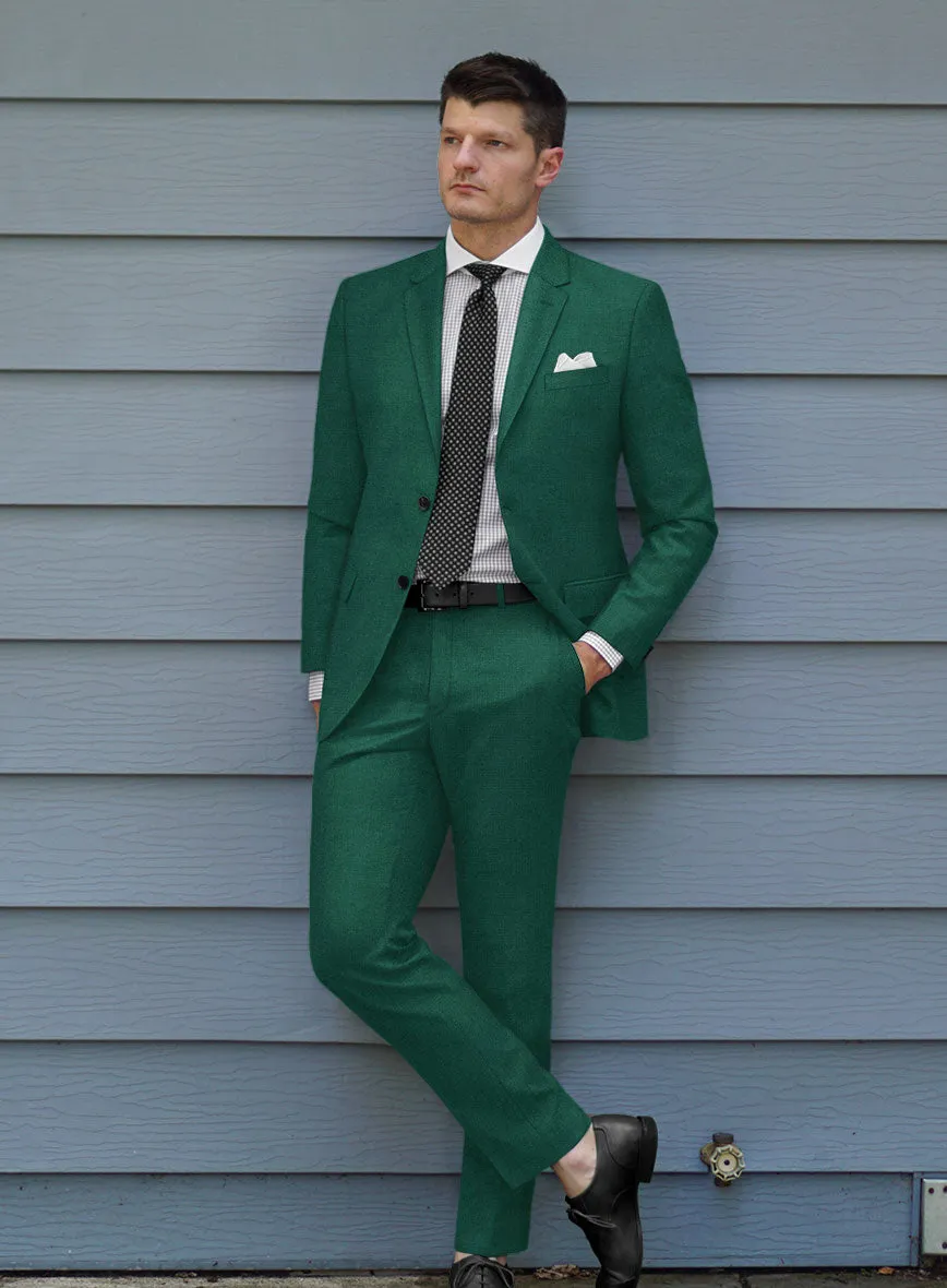 Scabal Oslo Green Wool Suit
