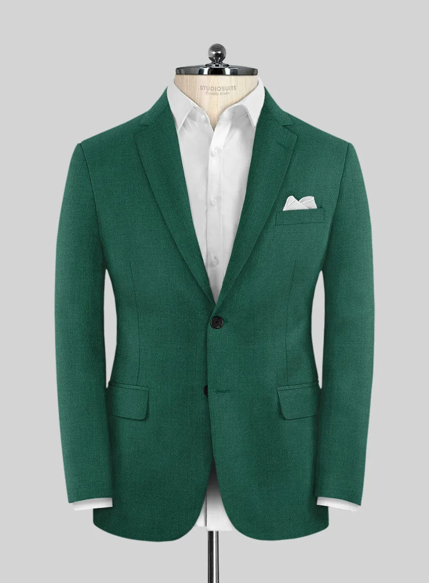 Scabal Oslo Green Wool Suit