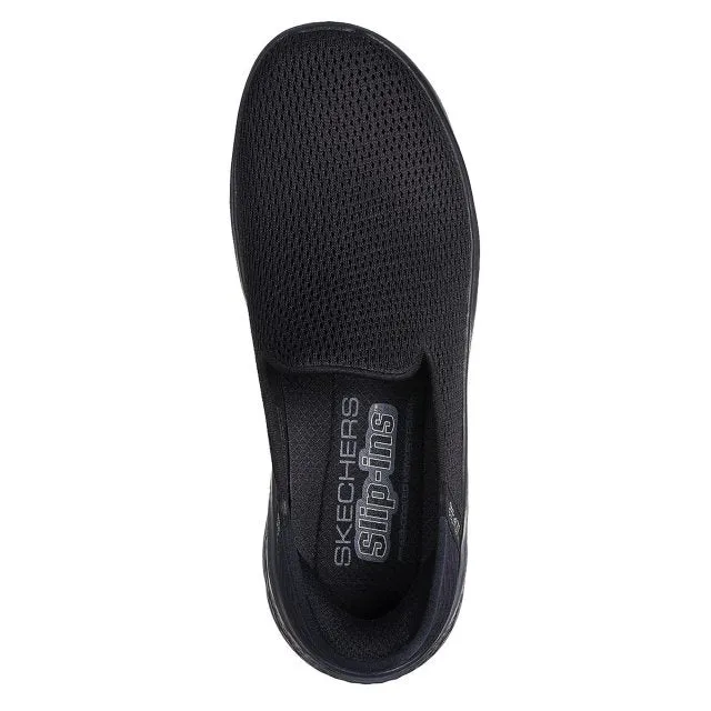 Skechers Women's 124963/BBK GO WALK Flex - Relish Trainers Black