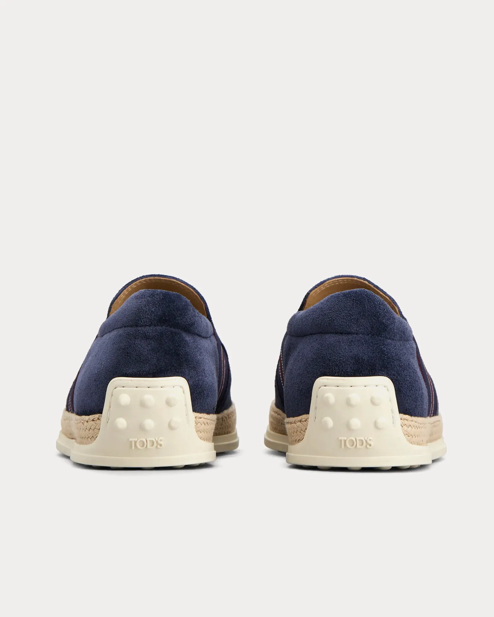 Suede Blue / Burgundy Loafers