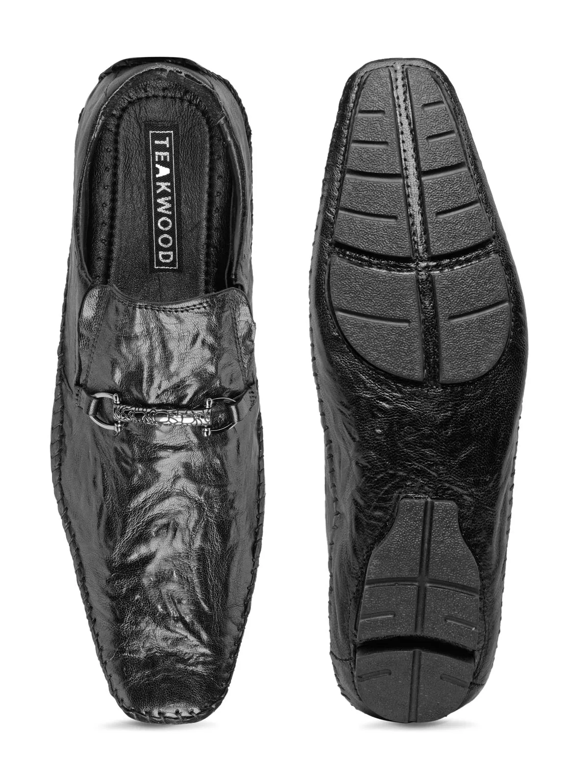 Teakwood Genuine Leather Slip-ons Shoes