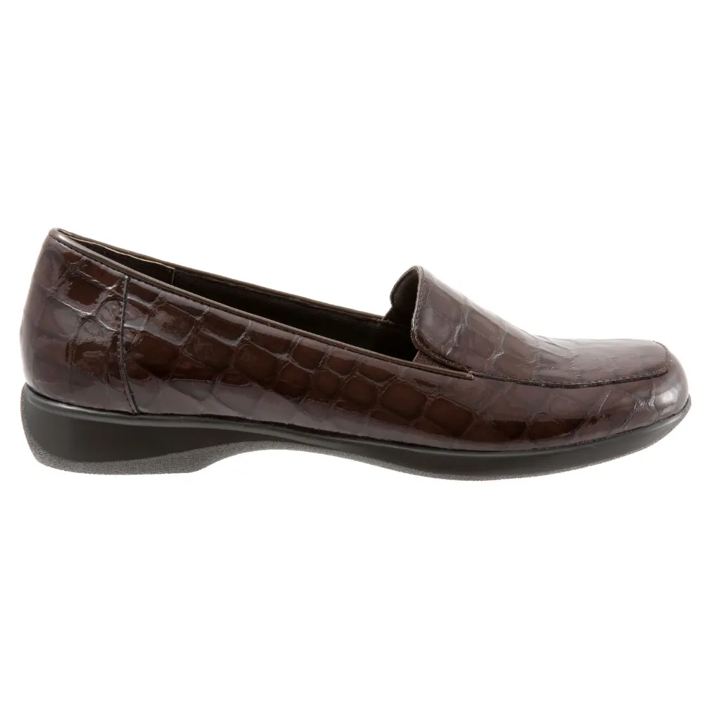 Trotters Jenn Brown Crocco Slip-On (Women's)