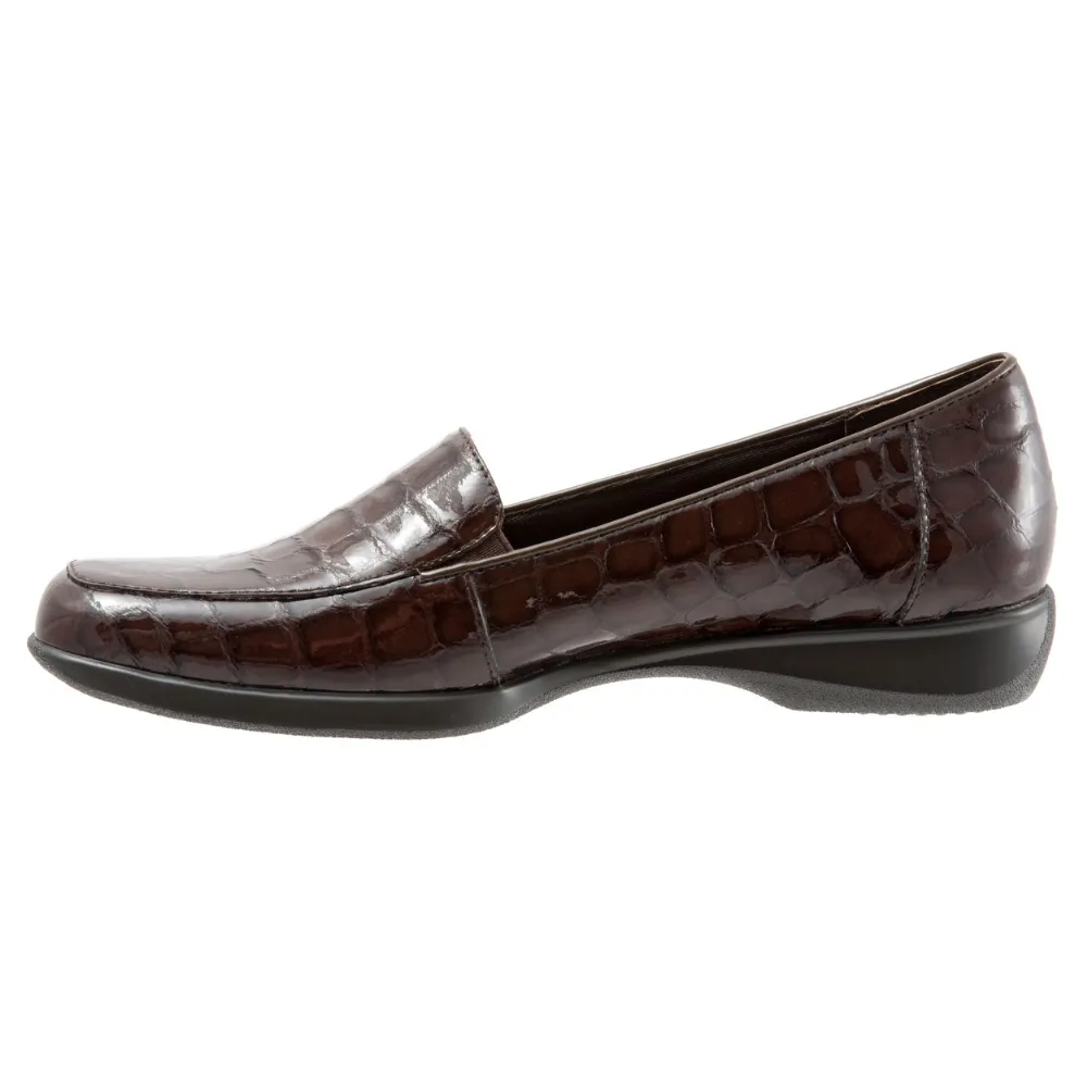 Trotters Jenn Brown Crocco Slip-On (Women's)