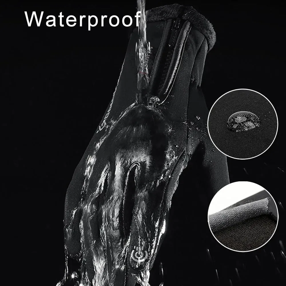 Unisex Motorcycle Gloves with Finger Access