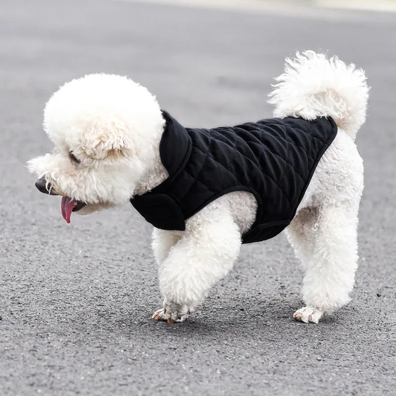 Winter Ready: Stay Cozy with our Soft Fleece Cotton Dog Jacket - Windproof Pet Vest for Small, Medium, and Large Dogs - Perfect Winter Clothes for Pets