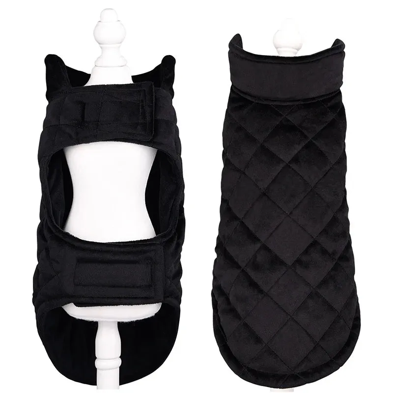 Winter Ready: Stay Cozy with our Soft Fleece Cotton Dog Jacket - Windproof Pet Vest for Small, Medium, and Large Dogs - Perfect Winter Clothes for Pets