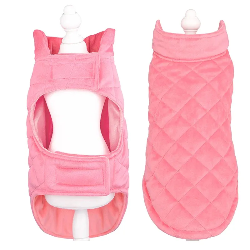 Winter Ready: Stay Cozy with our Soft Fleece Cotton Dog Jacket - Windproof Pet Vest for Small, Medium, and Large Dogs - Perfect Winter Clothes for Pets