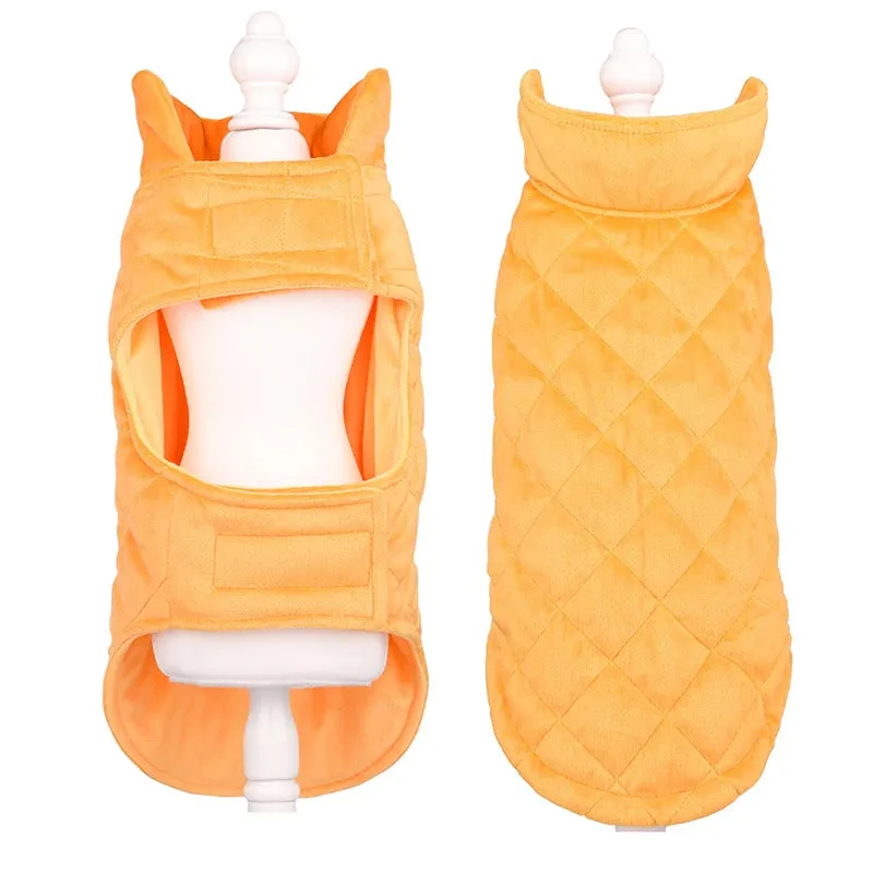 Winter Ready: Stay Cozy with our Soft Fleece Cotton Dog Jacket - Windproof Pet Vest for Small, Medium, and Large Dogs - Perfect Winter Clothes for Pets