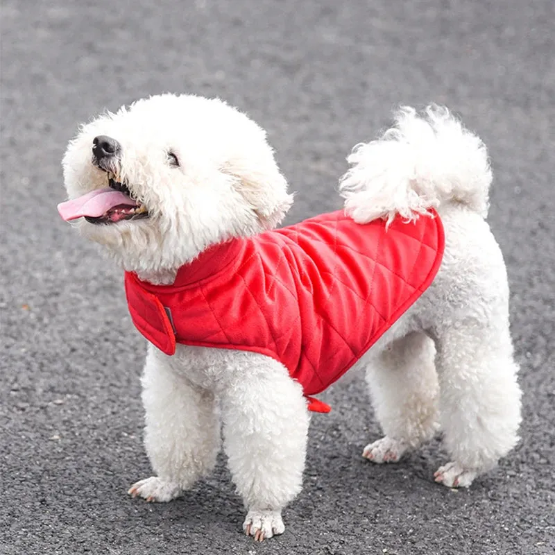 Winter Ready: Stay Cozy with our Soft Fleece Cotton Dog Jacket - Windproof Pet Vest for Small, Medium, and Large Dogs - Perfect Winter Clothes for Pets