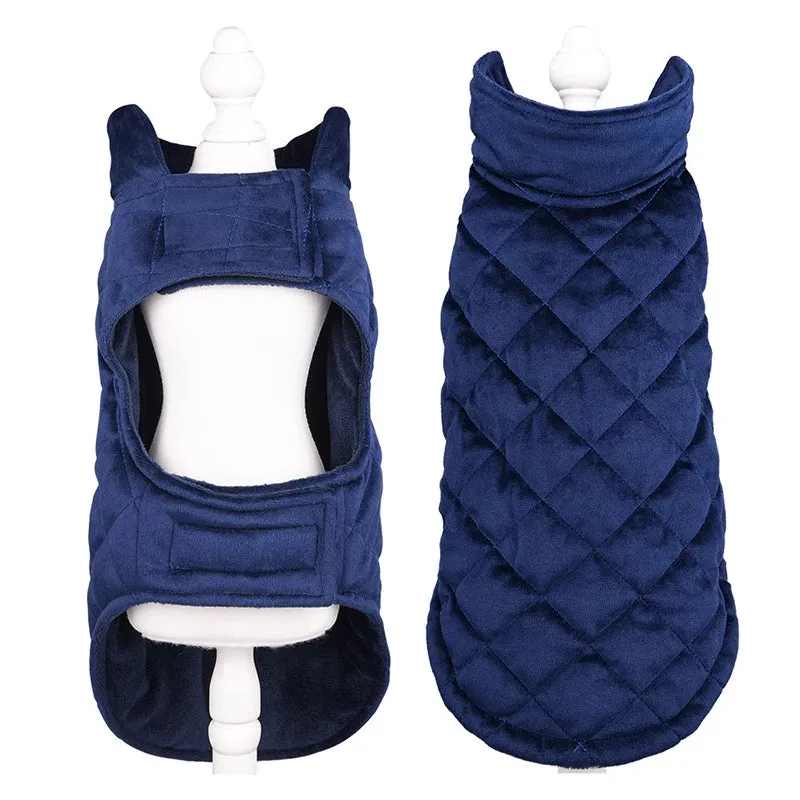 Winter Ready: Stay Cozy with our Soft Fleece Cotton Dog Jacket - Windproof Pet Vest for Small, Medium, and Large Dogs - Perfect Winter Clothes for Pets