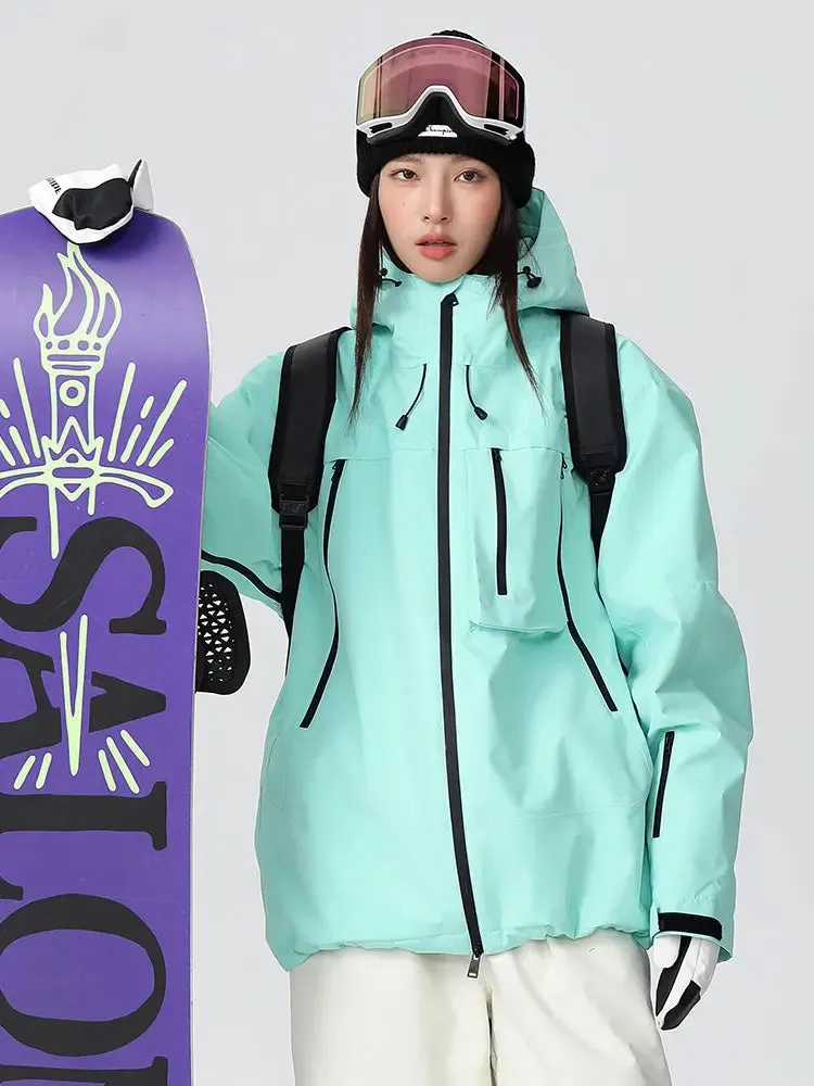 Winter Windproof Baggy Snow Jacket Mountain Pro All-Terrain Coat