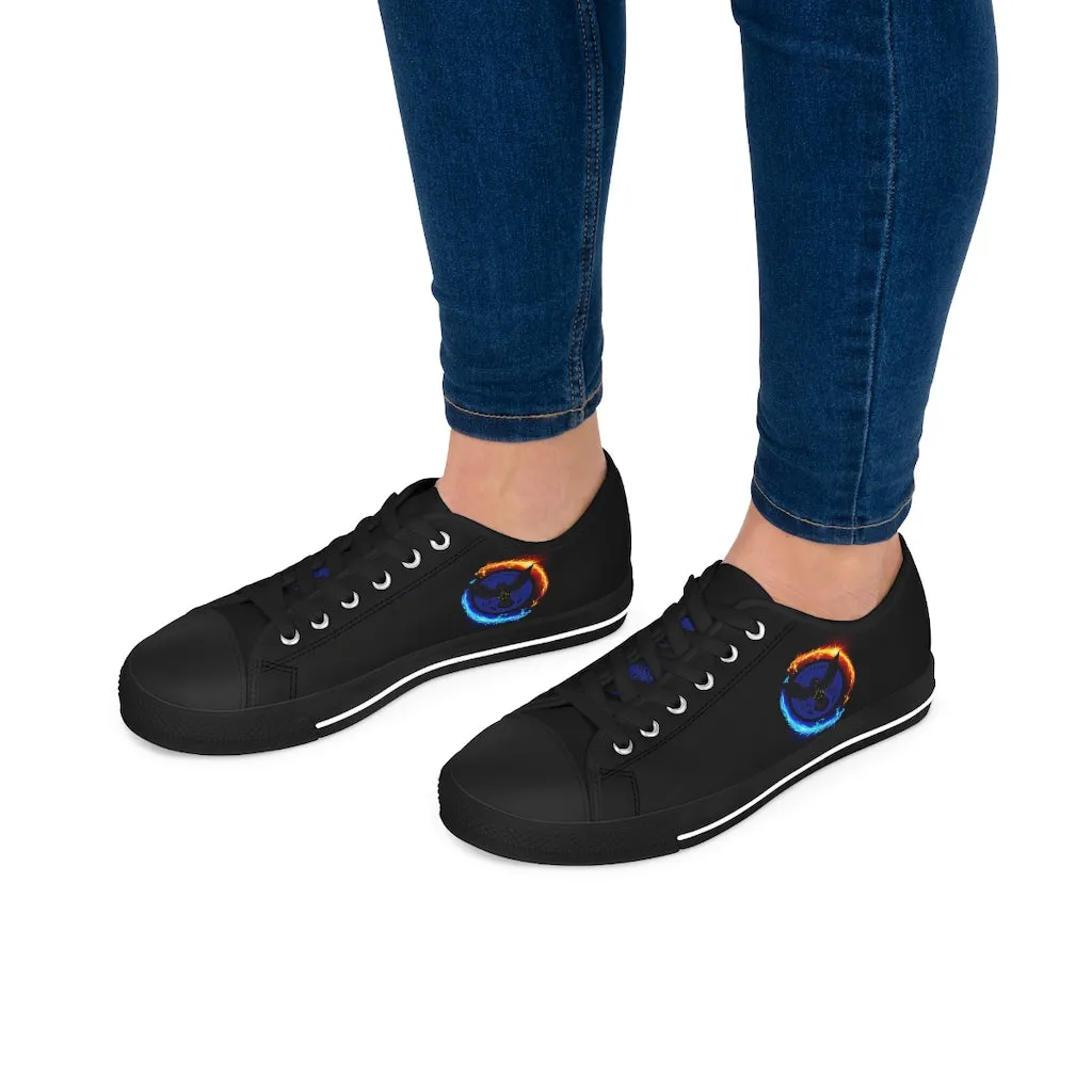 Women's Crowgodshi Ying Yang Dragons Low Top Sneakers