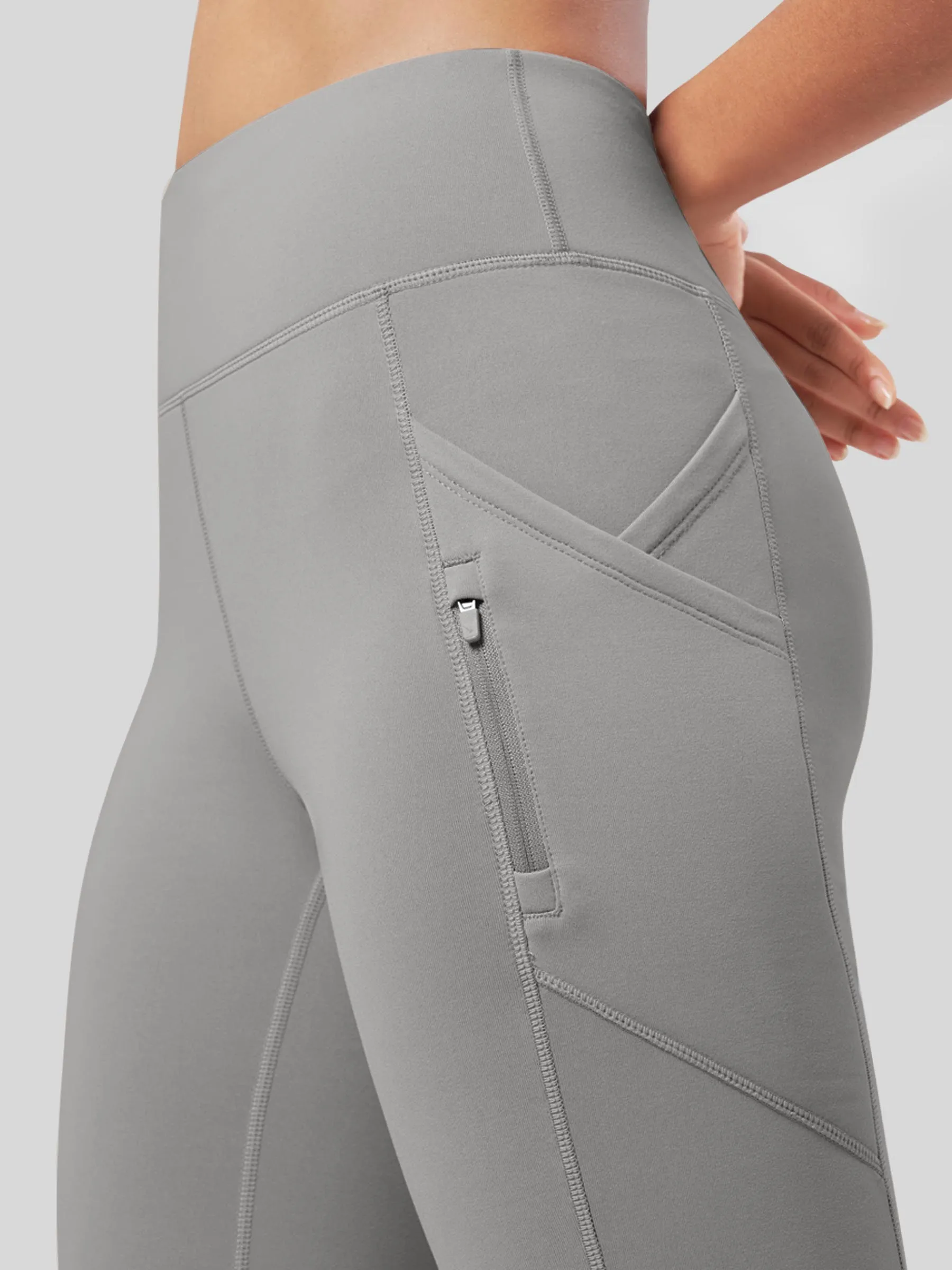 Women's Fleece Bootcut Yoga Pants-29 inch
